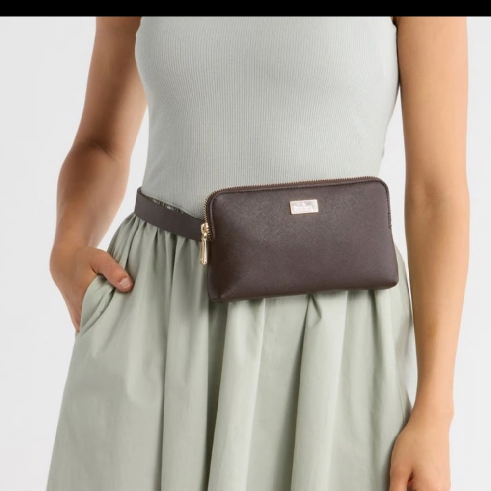 Kate Spade NY waist purse black